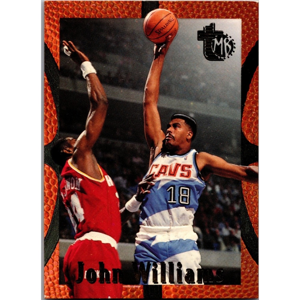 John Williams 1994 Topps Embossed 19 Cleveland Cavaliers Basketball Card MP
